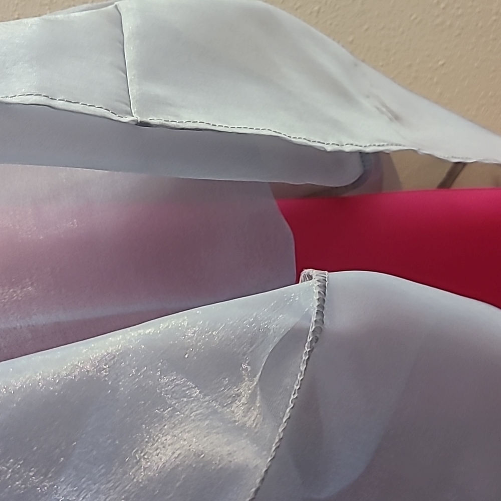 NWOT Apostrophe grey/fuschia full length skirt - Picture 6 of 8